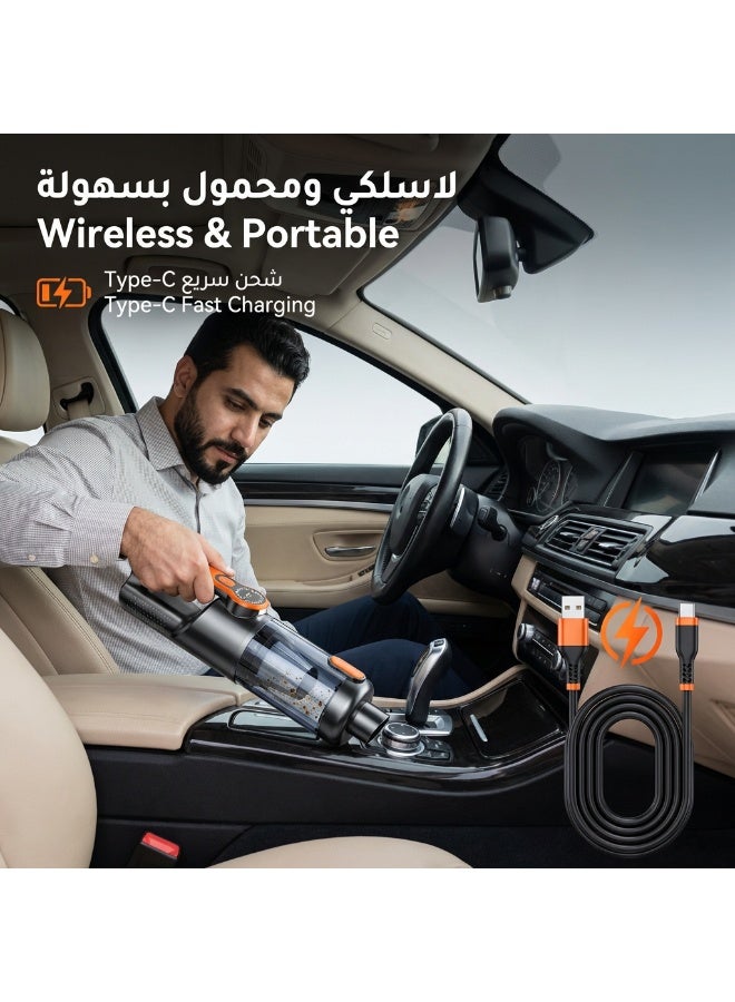 Teranorix Multifunctional Handheld Duster | 17,000Pa Powerful Suction | Cordless Design with Type-C Fast Charging | Suitable for Both Car and Home Use - Image 4