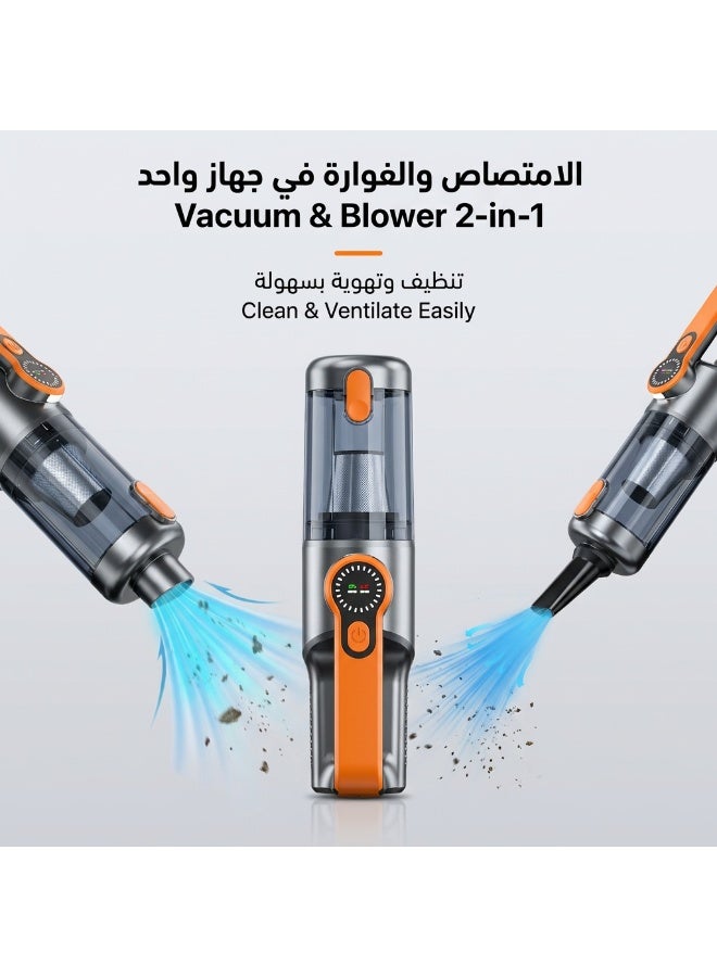 Teranorix Multifunctional Handheld Duster | 17,000Pa Powerful Suction | Cordless Design with Type-C Fast Charging | Suitable for Both Car and Home Use - Image 2
