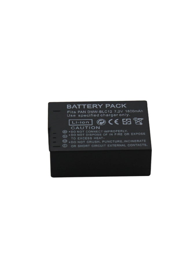 Generic - For Panasonic Camera DMW-BLC12 Battery DMW-BMB9E Battery DMW-BLD10E/GK Battery-Standard Capacity:DMW-BLD10E/GK/7.2V/1600mAh - Image 1