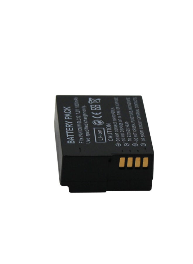 Generic - For Panasonic Camera DMW-BLC12 Battery DMW-BMB9E Battery DMW-BLD10E/GK Battery-Standard Capacity:DMW-BLD10E/GK/7.2V/1600mAh - Image 1