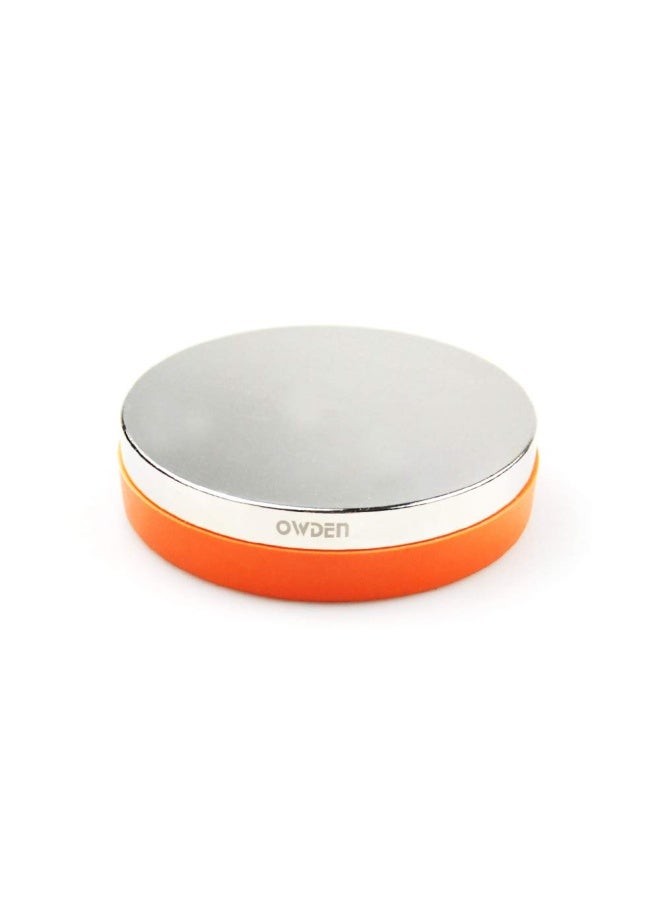 OWDEN Professional Steel Bench Blockï¼ˆNo Rebound), Metal Bench Block for Jewelry Stamping Tool,(Diameter: 3 Inches, Height: 3/4 Inch) Steel Part: Mirror Polishing with Chrome Plating. - Image 1