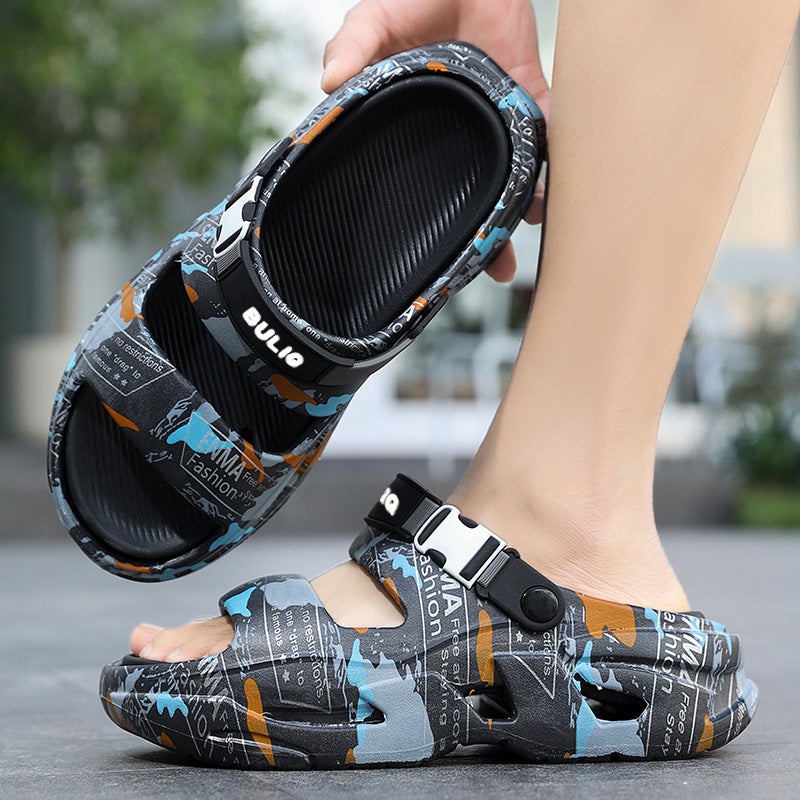 Parent-Child Shoes, New Summer Models, Couples' Thick-Soled Eva Slippers, Thick-Soled Non-Slip Slippers For Boys And Girls, Men'S And Women'S Sandals - Image 1