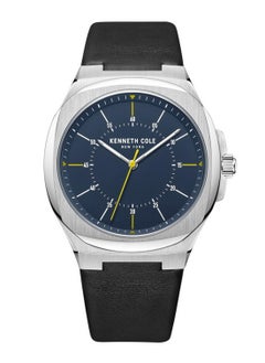 Kenneth Cole Kenneth Cole Men Classic Blue Leather Strap Watch  KCWGA2218302  - Image 1