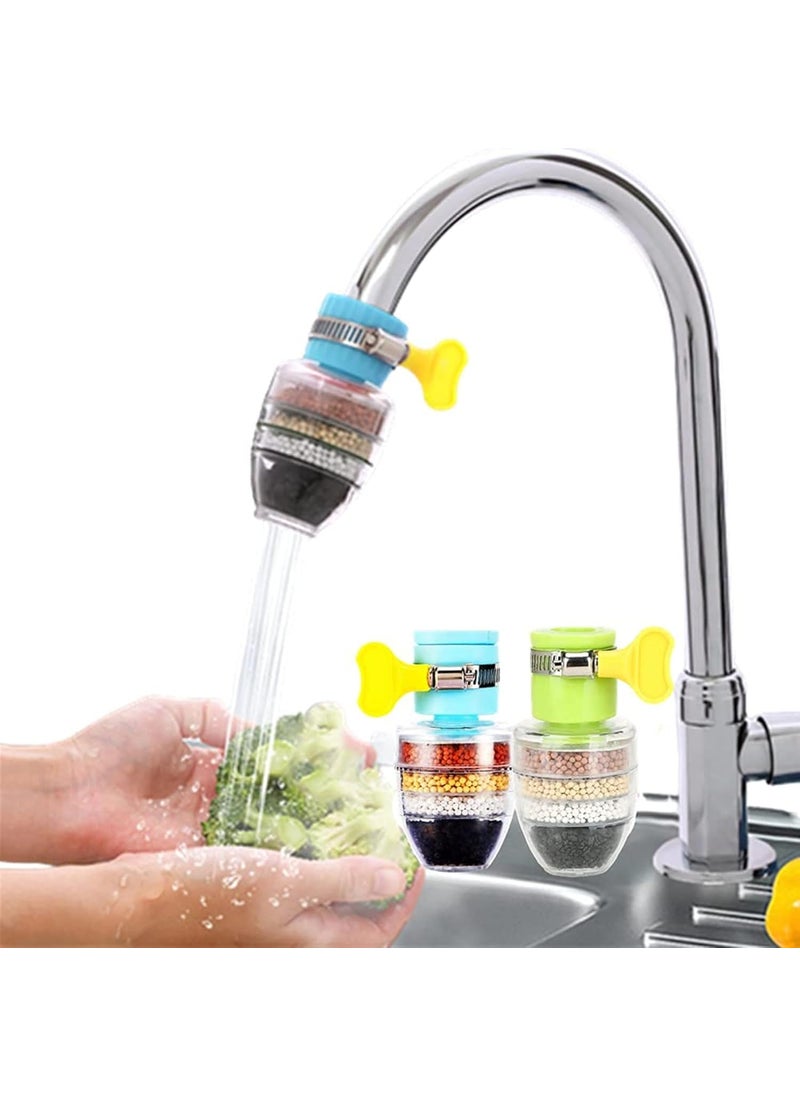 Generic Activated Carbon Faucet Water Filters Universal Interface Home Kitchen Faucet Tap Water Clean Purifier Filter Cartridge Five Layer Water Filter Tap Filter Water filter tap Tap filter for kitchen  - Image 3