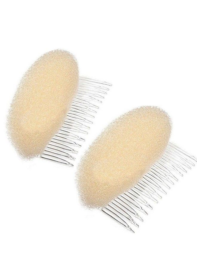 HiiBaby ® 2 قطع أدوات زيادة حجم الشعر بومب إت أب ستايلر أداة إدخال مشط الشعر (بيج) - Image 4