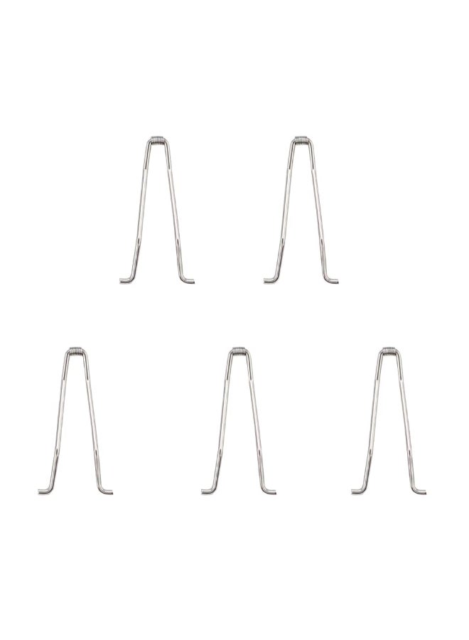 TorSor 5 Pack Toenail Clippers Spring Toe Nail Trimmer Torsion Springs Replacement Snap Shrapnel Clip Universal Manicure Pedicure Nail Cutter Clippers HeavyDuty Grooming Tool Parts Replace - Image 2