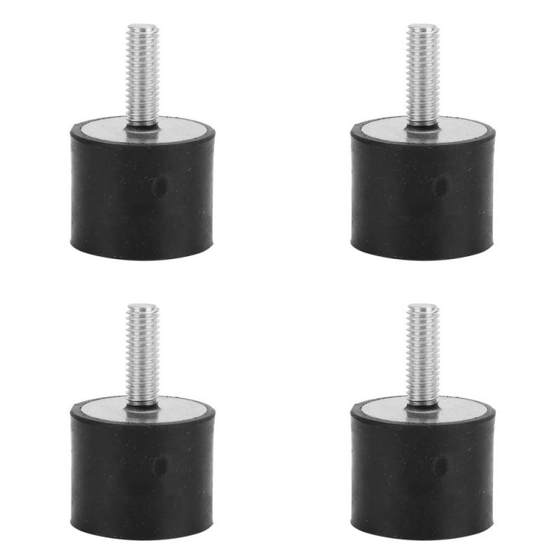 Anti Vibration Rubber Mount: 4Pcs High-quality Rubber, Anti-aging Heat-resistant - Shockproof Heavy-duty Structure For Automotive, Heavy Machinery, Fitness & Electronic Equipment - Image 1