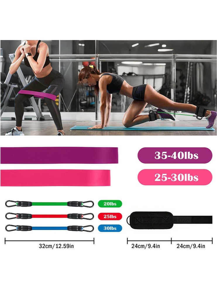 meayul 8PCS Strength Training Resistance Band, sport equipment, Ankle Resistance Bands, Adjustable Ankle Bands with Cuffs, for Hip, Leg and Speed Training, Pro fitness equipment - Image 2