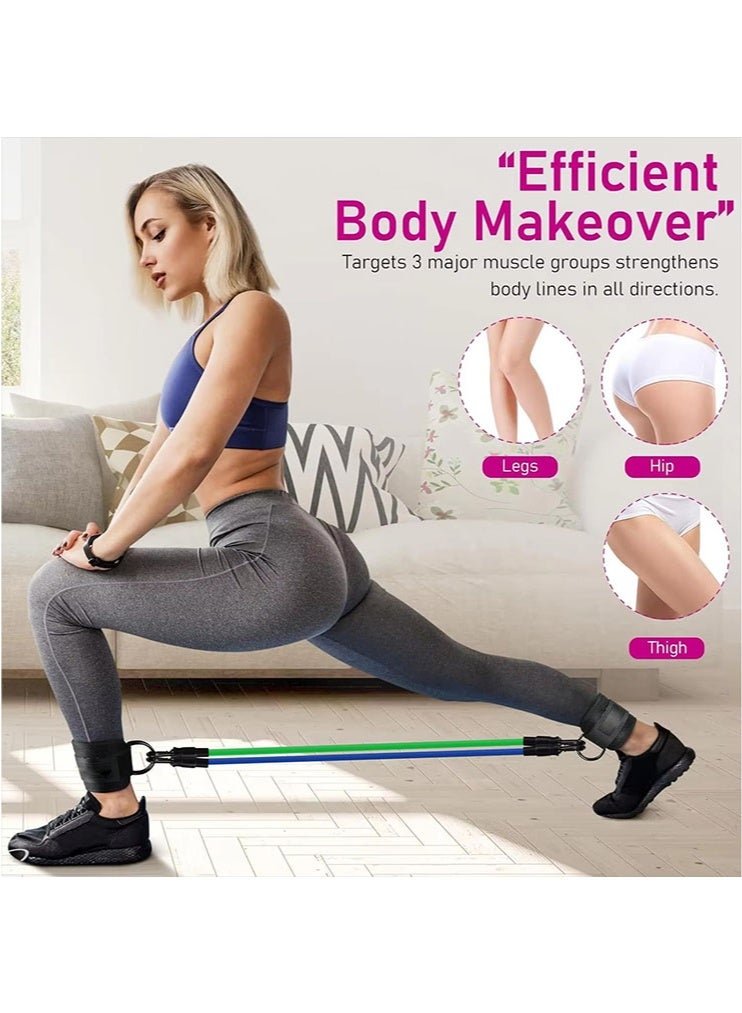 meayul 8PCS Strength Training Resistance Band, sport equipment, Ankle Resistance Bands, Adjustable Ankle Bands with Cuffs, for Hip, Leg and Speed Training, Pro fitness equipment - Image 4