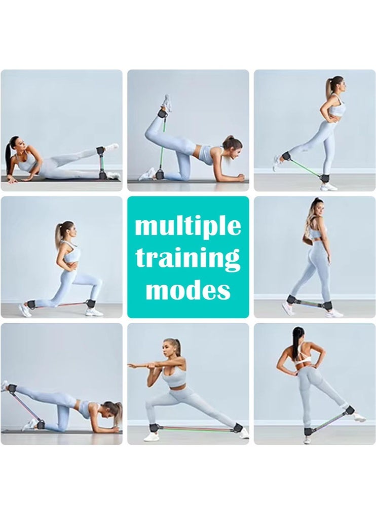 meayul 8PCS Strength Training Resistance Band, sport equipment, Ankle Resistance Bands, Adjustable Ankle Bands with Cuffs, for Hip, Leg and Speed Training, Pro fitness equipment - Image 5