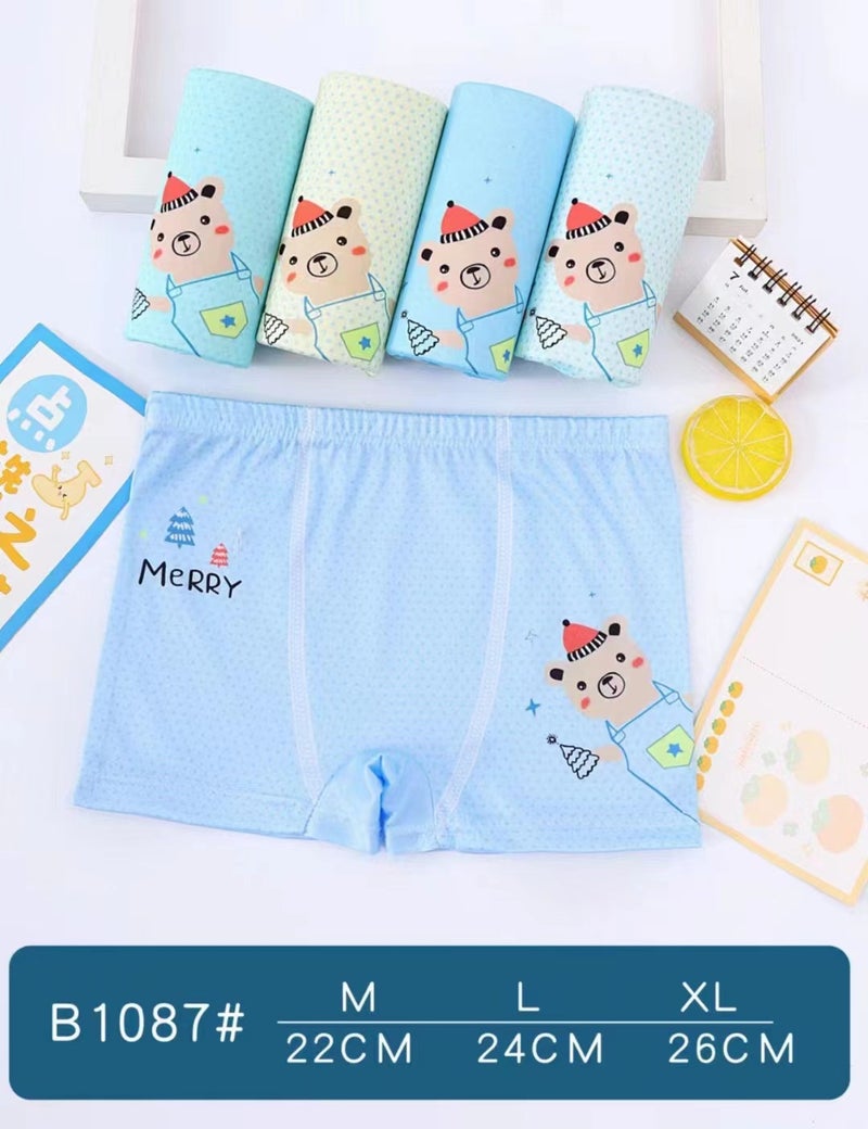 Kids Cartoon Briefs Cute Unisex Underwear Car  - Image 4