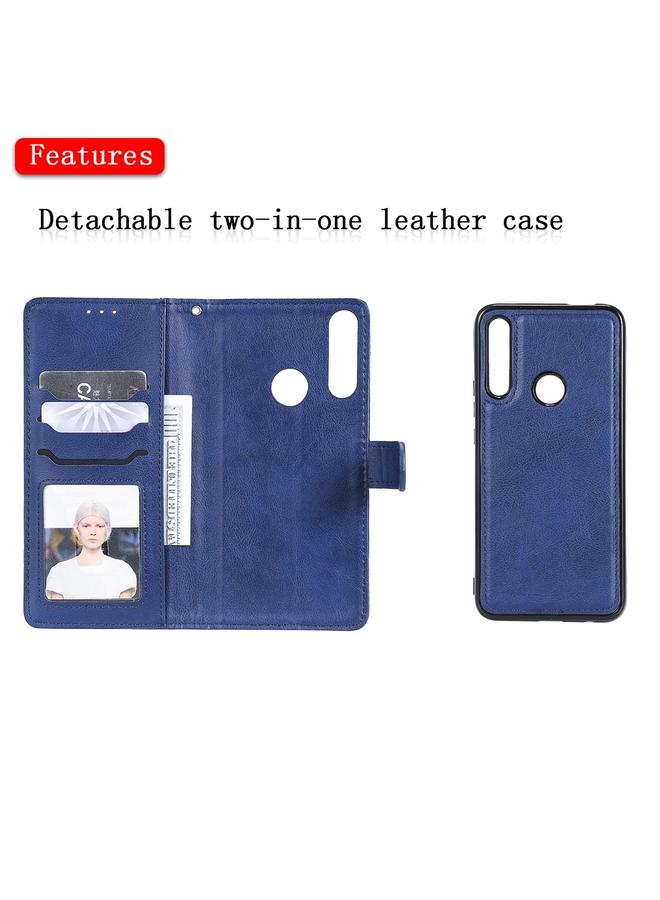 Zaboon Case For Huawei P Smart Z / Y9 Prime Solid Color Horizontal Flip Protective Case with Holder & Card Slots & Wallet & Photo Frame & Lanyard - Image 4