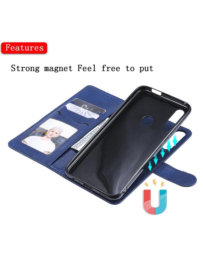 Zaboon Case For Huawei P Smart Z / Y9 Prime Solid Color Horizontal Flip Protective Case with Holder & Card Slots & Wallet & Photo Frame & Lanyard - Image 5