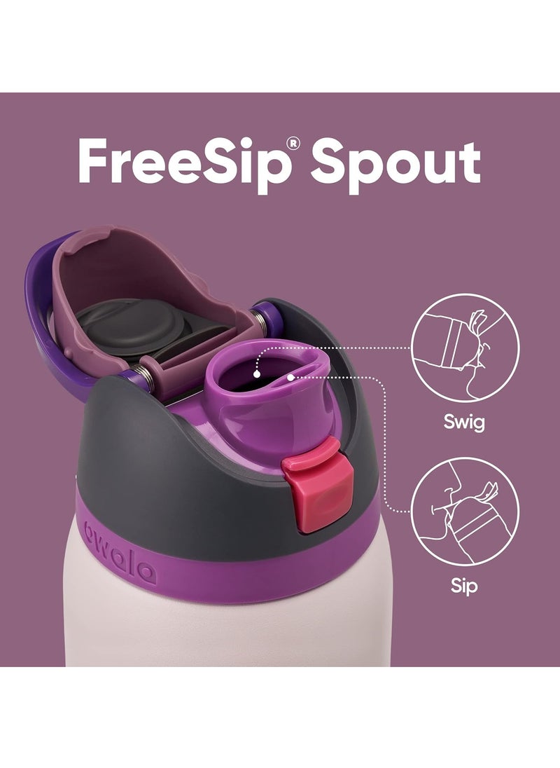 Owala FreeSip Insulated Stainless Steel Water Bottle With Straw For Sports Travel And School BPA Free Sports Water Bottle(White 32OZ)  - Image 2