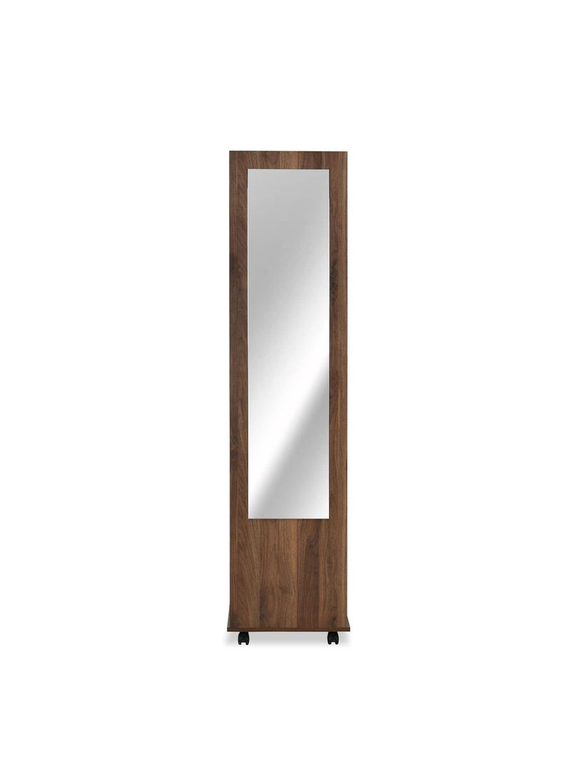 Home home By Nilkamal Mamen Engineered Wood Dresser with Mirror Cappucino  - Image 3
