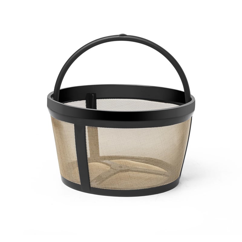 BRENSTEN 4 Cup Reusable Filter Basket With Mesh Bottom Fits MrCoffee Coffee Maker and Brewer Permanent Filter Replacement for Mr Coffee Gold BasketStyle Filters 1Pack - Image 3