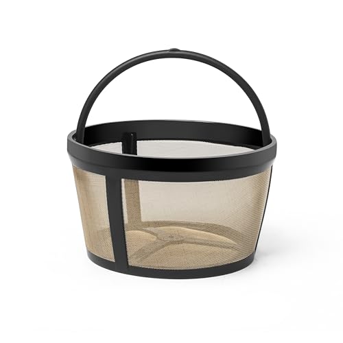 BRENSTEN 4 Cup Reusable Filter Basket With Mesh Bottom Fits MrCoffee Coffee Maker and Brewer Permanent Filter Replacement for Mr Coffee Gold BasketStyle Filters 1Pack - Image 2