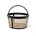 BRENSTEN 4 Cup Reusable Filter Basket With Mesh Bottom Fits MrCoffee Coffee Maker and Brewer Permanent Filter Replacement for Mr Coffee Gold BasketStyle Filters 1Pack - Image 1
