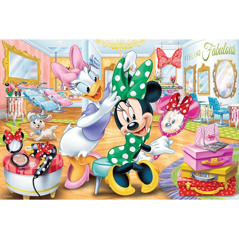Trefl - Minnie at the Beauty Salon Puzzle 100 Pieces - 16387 - Image 2