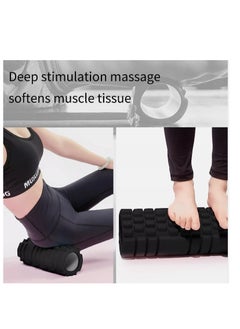 OASIS-TH Large Size Foam Roller Massage EVA Muscle Relaxation Massager Hollow Foam Column Roller For Gym Pilates Yoga Fitness Equipment 45X14CM  - Image 5