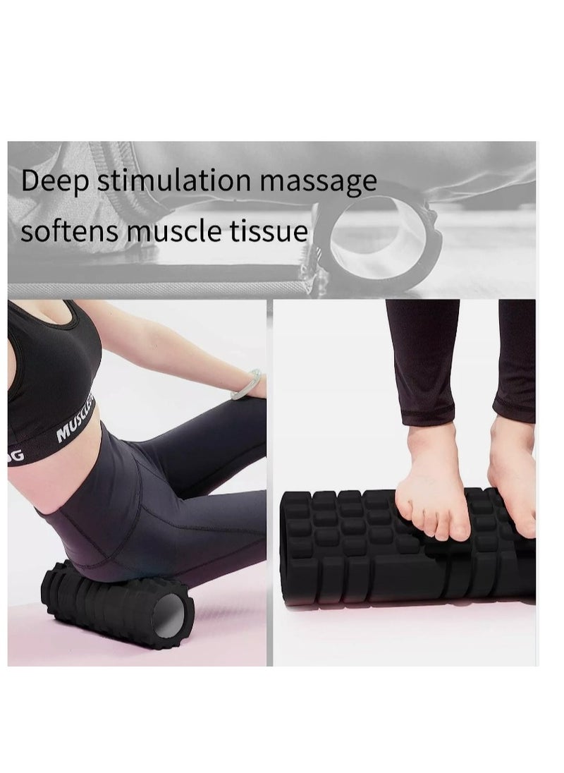 OASIS-TH Large Size Foam Roller Massage EVA Muscle Relaxation Massager Hollow Foam Column Roller For Gym Pilates Yoga Fitness Equipment 45X14CM  - Image 5