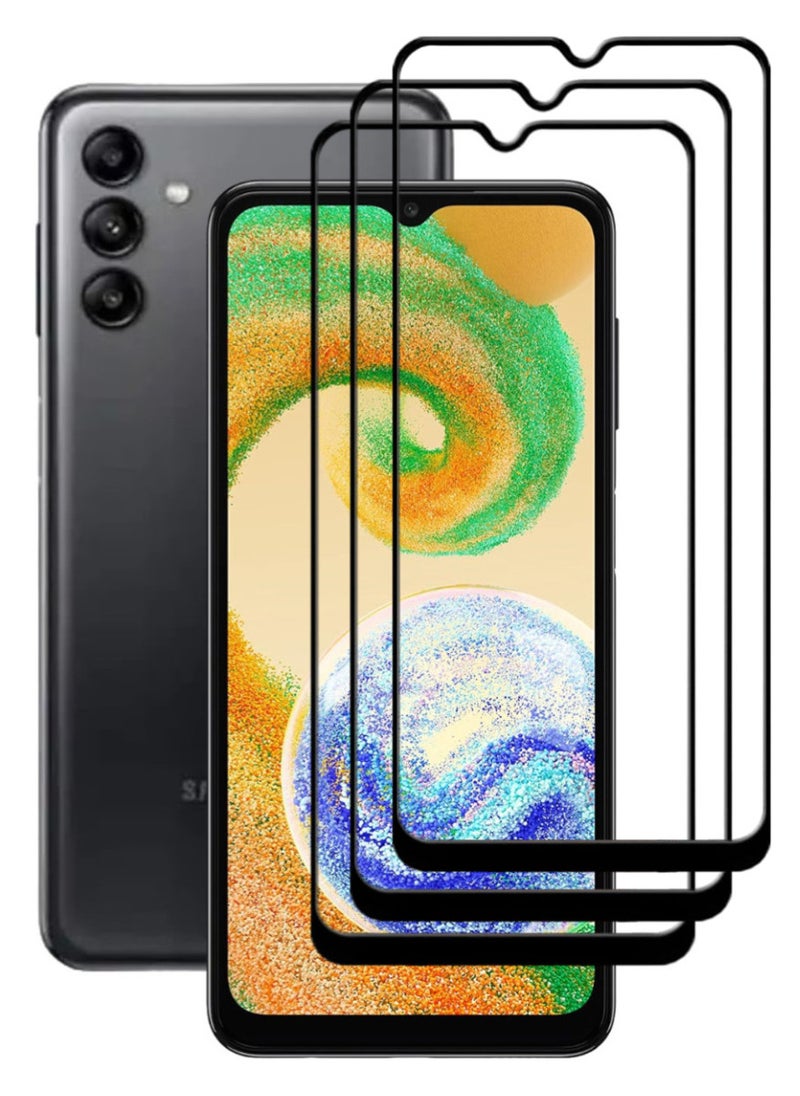 ACLIX 3 Pieces Antistatic ESD Dustproof Premium Quality High Definition Tempered Glass Screen Protector Designed For Samsung Galaxy A04s - Image 1