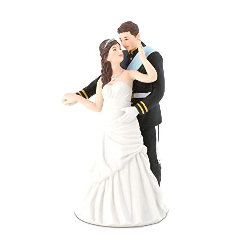 WEDDINGSTAR Prince and Princess Couple Porcelain Figurine Cake Topper, 2.63 x 2.5 x 5.38 - Image 4