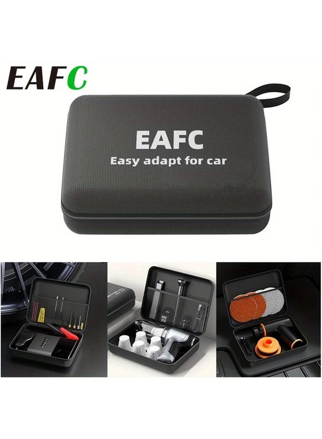 Durable Black EVA Travel Storage Case For Jump Starter Power Bank Car Air Pump Vacuum Cleaner - Image 2