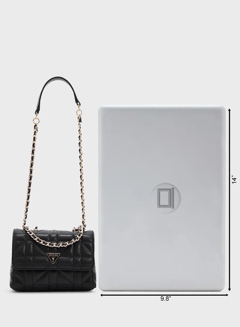 GUESS Edita Mini Convertible Crossbody Flap