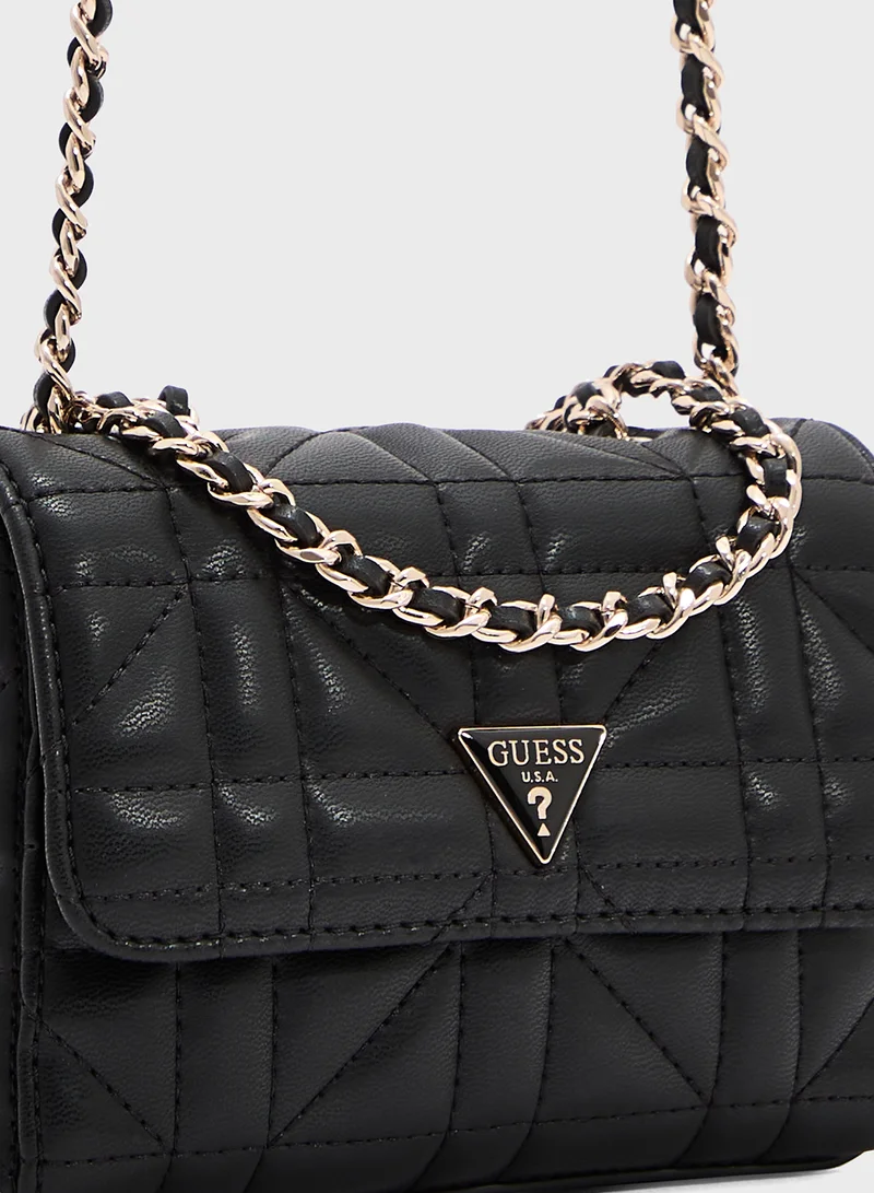 GUESS Edita Mini Convertible Crossbody Flap