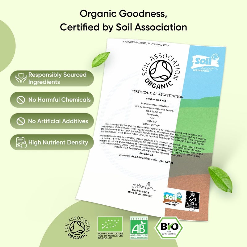 WeightWorld كبسولات مسحوق عشب الشعير العضوي 2000 ملغ - 240 كبسولة - إمداد لمدة شهرين - مصدر جيد لفيتامين أ، ج، ك و ب - نباتي وخالي من الغلوتين - كبسولات مسحوق عصير عشب الشعير للرجال والنساء - Image 4