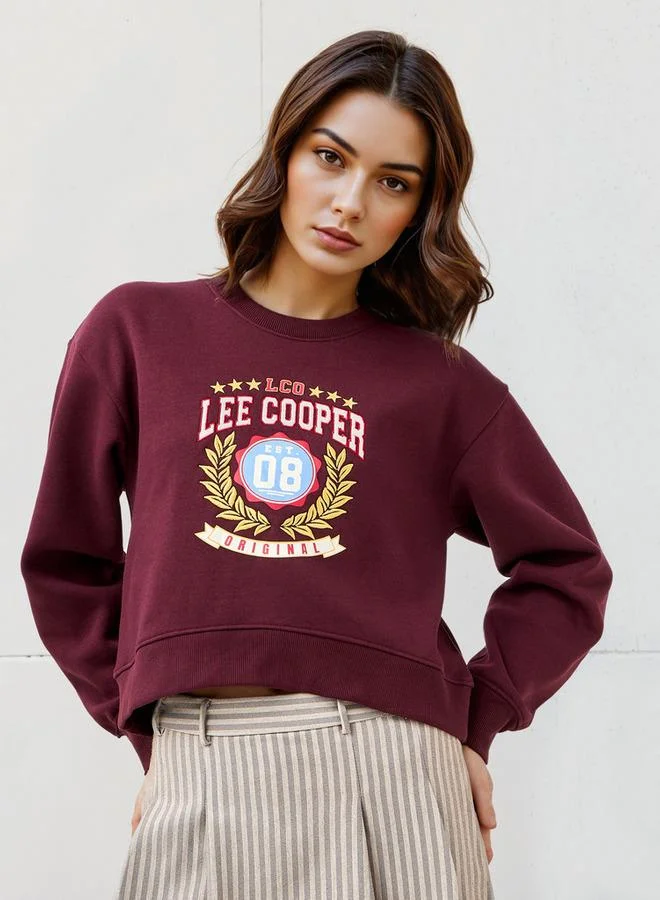 Lee Cooper Lee Cooper Logo Print Sweatshirt