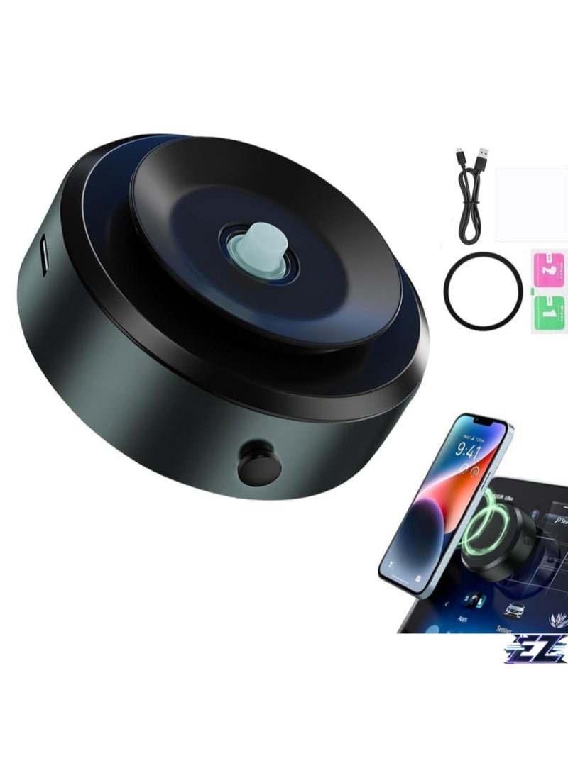 ELTRAZONE "Suction Magnetic Phone Holder for Car – Vacuum Suction Mount, Magnetic Car Phone Holder for iPhone, Cup Holder Mount" - Image 1