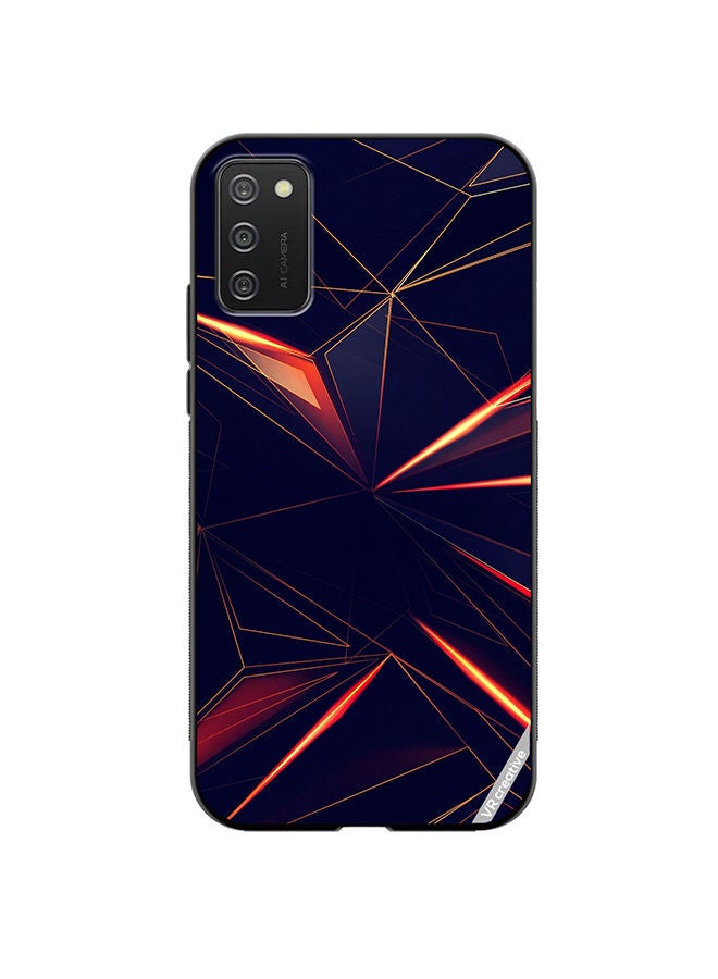 VR CREATIVE Protective Case Cover For Samsung Galaxy A03s Geometrical Design Multicolour - Image 1