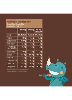 Slurrp Farm Choco Crunch Chocolate Ragi Stars And Moons Cereal No Refined Sugar 400g 400g  - Image 2