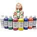 milo Kids Washable Finger Paint Set of 8 Colors 16 oz Bottles Safe and NonToxic Made in the USA Art Craft Paints for Kids Toddlers Pre School Supplies Painting Set for Children Easy - Image 3