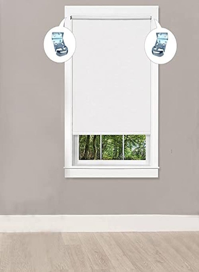 Kowibcl 6pcs Roller Window Shade Inside and Outside Mount Brackets with Screws, Curtain Rod Holder, Zinc - Image 4