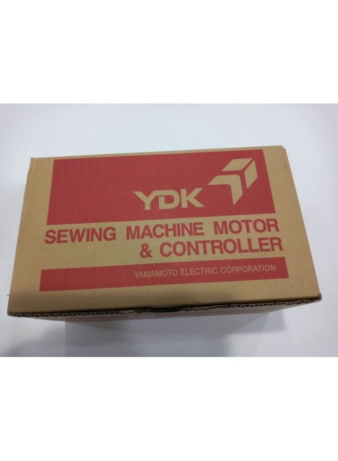 YDK Sewing Machine Motor & Controller, Model YM-50 Motor, YC-500 Controller, Black, 220V, Made in Japan - Image 1