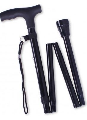 Poylin - P512 Foldable Walking Stick Black - Image 1