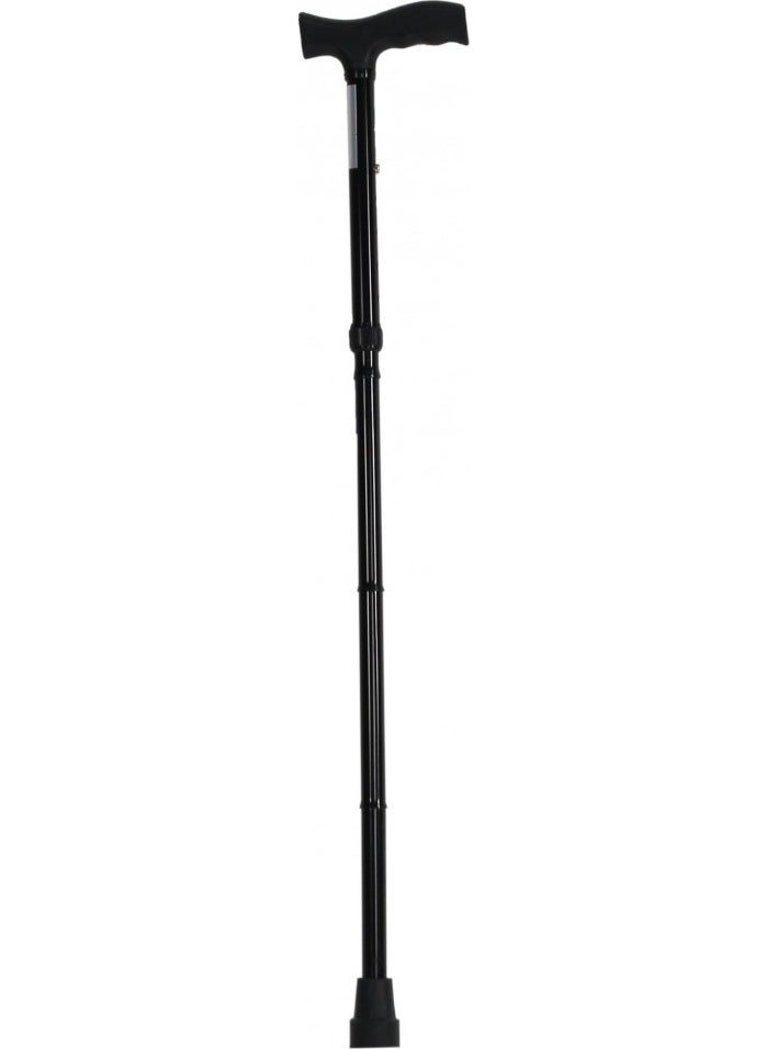 P512 Foldable Walking Stick Black