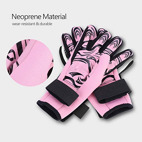 VGEBY1 2MM Neoprene Diving Gloves, Five Finger Diving Gloves for High-Performance Watersports Equipment Adult.(S-Pink) - Image 4