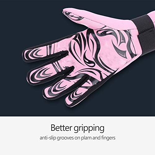 VGEBY1 2MM Neoprene Diving Gloves, Five Finger Diving Gloves for High-Performance Watersports Equipment Adult.(S-Pink) - Image 5