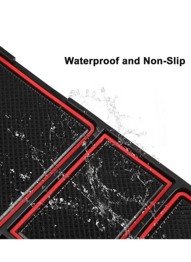 Car Silicone Dash Pad Mat, Universal Dashboard & Desktop Holder Multipurpose Anti-Slip Mat For Car Dashboard Silicone Mobile Phone Holder Multifunction Instrument Panel Storage Pad