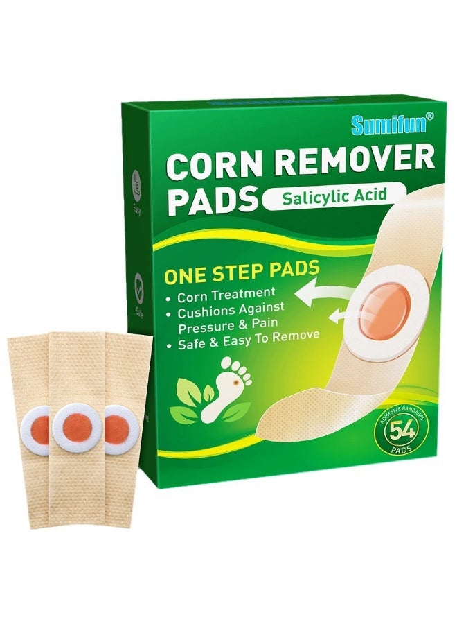 سوميفون ٥٤ قطعة لاصقات إزالة الكالو علاج فعال للجلد السميك مقاوم للماء لتخفيف الألم للقدمين واليدين - Image 4