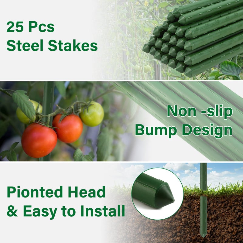 ACTREY Plastic Fencing Temporary Fence,Snow Fence 4x100 with Stakes,Garden Fencings Plastic with Poles,Reusable Safety Fences,Construction Fences,Garden Fencings Roll for Pool,Lawn,Deer - Image 4