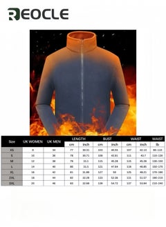 REOCLE Warm Sherpa Jacket for Men Winter Coats Outwear Winter Full-Zip Polar Fleece Sport Jacket with Pockets Unisex 360-Degree Ultra-Warm Sherpa Jacket Khaki  - Image 5