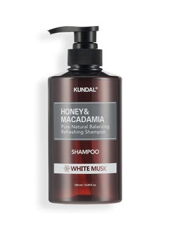 KUNDAL Kundal Honey & Macadamia Natural Shampoo [White Musk] Korean Hair Care Shampoo Damage Repair Strengthen, Nourish, with Honey, Argan Oil, Macadamia Oil, Free Paraben & Sulfate 16.9 fl oz  - Image 3