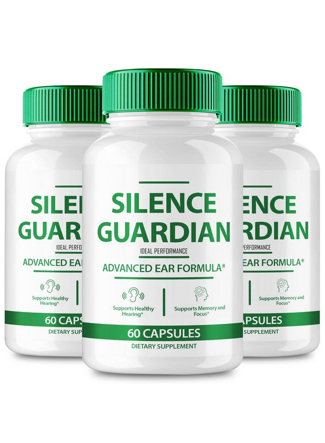 IDEAL PERFORMANCE Silence Guardian Tinnitus Relief For Ringing Ears Capsule, Silence Guardian Ring Clear Tinnitus Pills, SilenceGuardian Ear Tinnitus Supplement, Ear Ringing Tinnitus, SilenceGuardian Reviews (3 Pack)  - Image 1