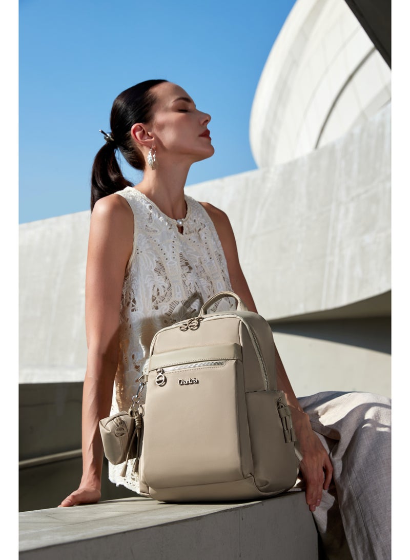Chantria CB00959 Women's Elegant and Luxurious Backpack - Versatile and Water-Resistant Laptop Bag for University, Work, and Travel with an Additional Small Wallet - Image 3