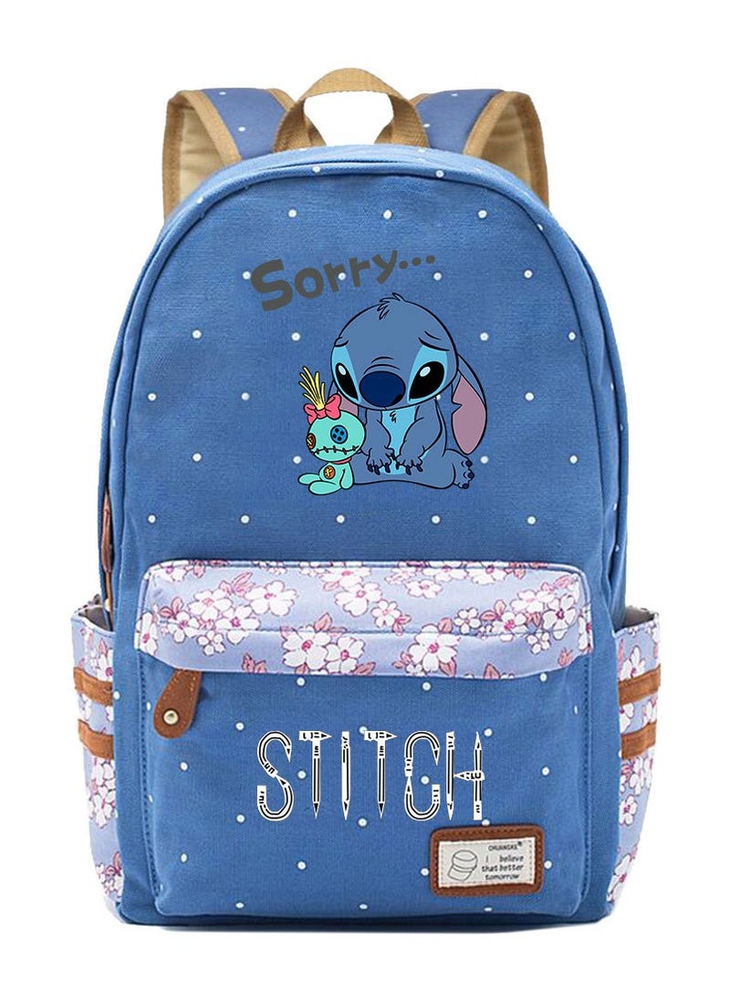 STITCH Cartoon Printed Backpack 